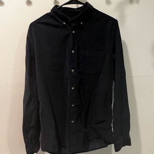Primark Dark Navy Blue Button Down Shirt